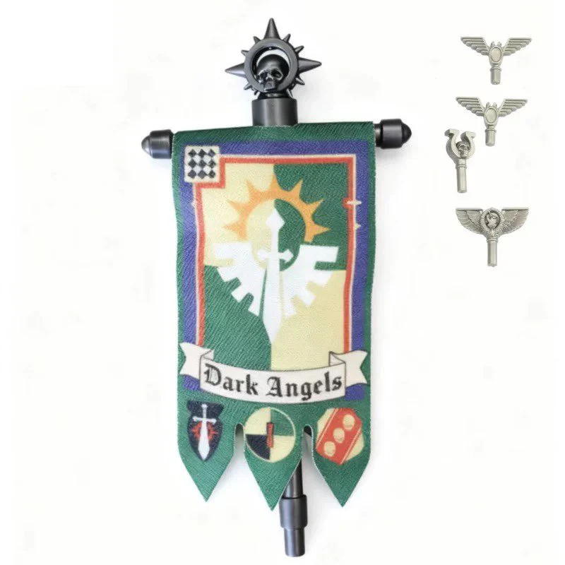 PJD90-105 medieval legion accessories flags Minifigures - Image 2