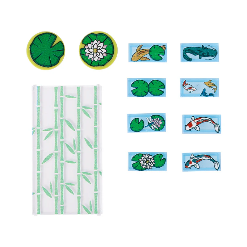pond lotus leaf koi scene - Image 3