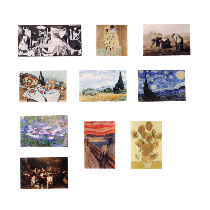 Posters Famous Paintings Basketball Uniforms Menu Food Accessories Light Board Printing - Image 6