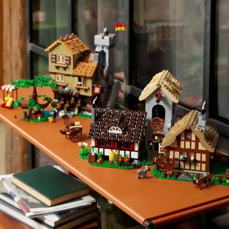 3304PCS D3586 Medieval Town Square - Image 4