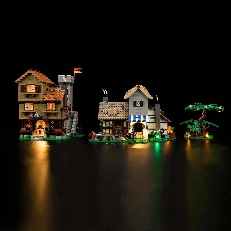 3304PCS D3586 Medieval Town Square - Image 7