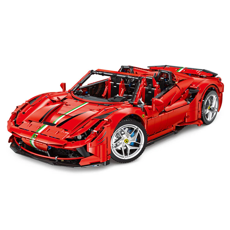 3781 pcs  JD018 Ferrari F8 - Image 6