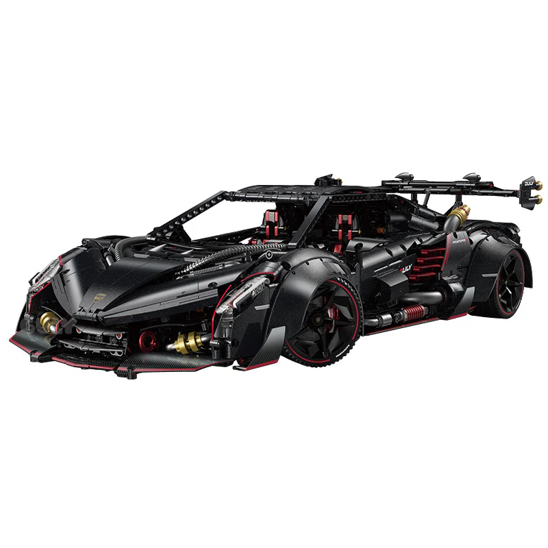 3809pcs GULY Supercar 10639 Series Lamborghini Veneno 1:8 - Image 8