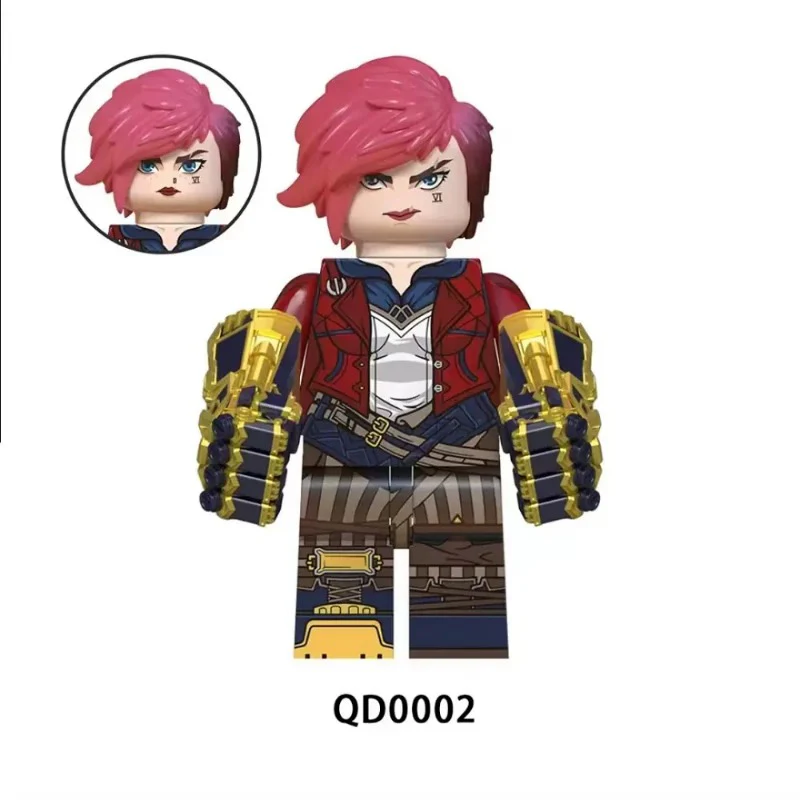 QD0001-0008 League of Legends Twin Cities Series Minifigures - Image 3