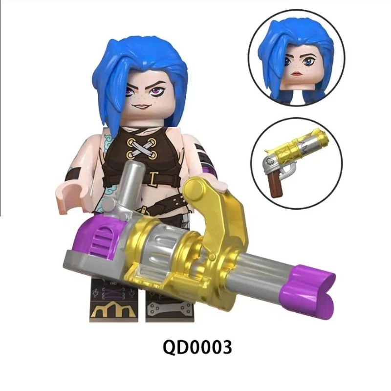 QD0001-0008 League of Legends Twin Cities Series Minifigures - Image 4