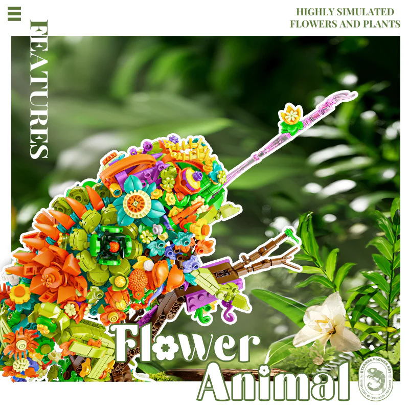Qilivev Flower Animal Series - Image 2