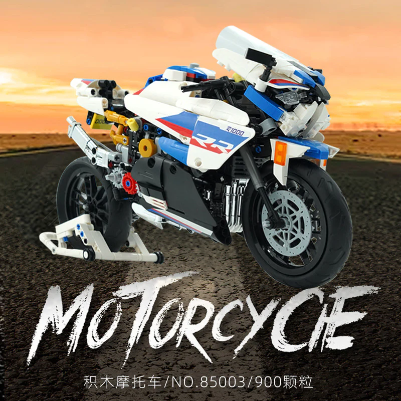 QIZHILE 998 pcs 85005 Agusta F3 & 900 pcs 85003 BMW S1000RR - Image 4