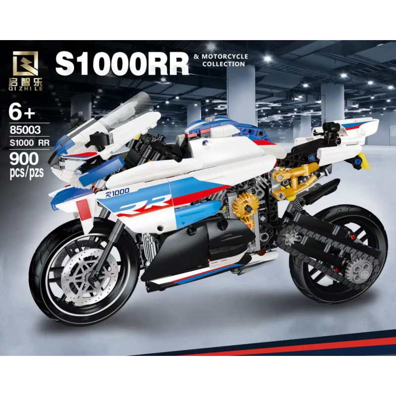 QIZHILE 998 pcs 85005 Agusta F3 & 900 pcs 85003 BMW S1000RR - Image 9