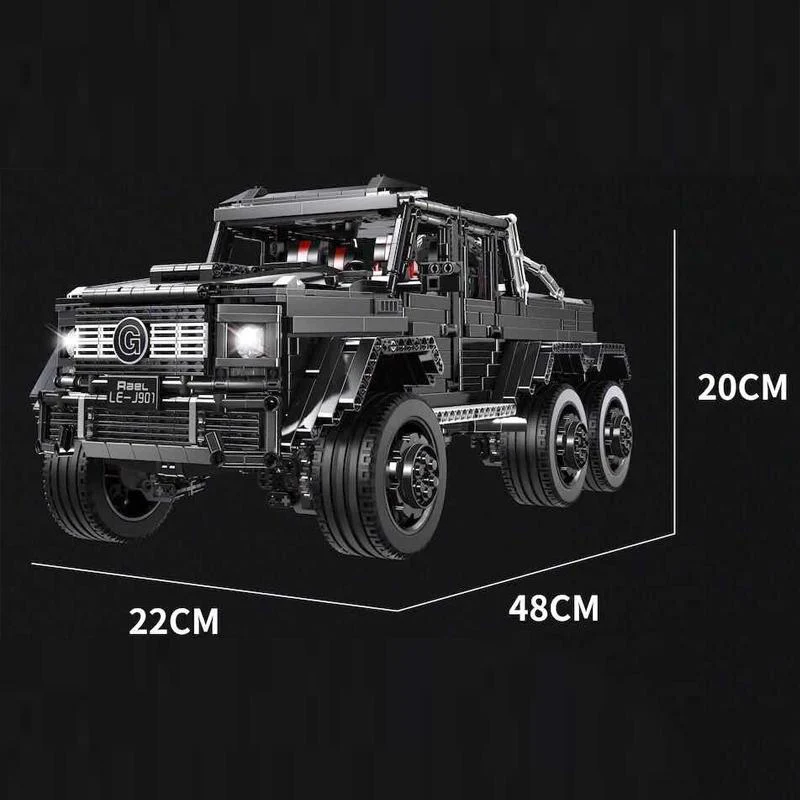 3300pcs RAEL LE-J901 G63 AMG 6X6 LAND CRUISER - Image 4