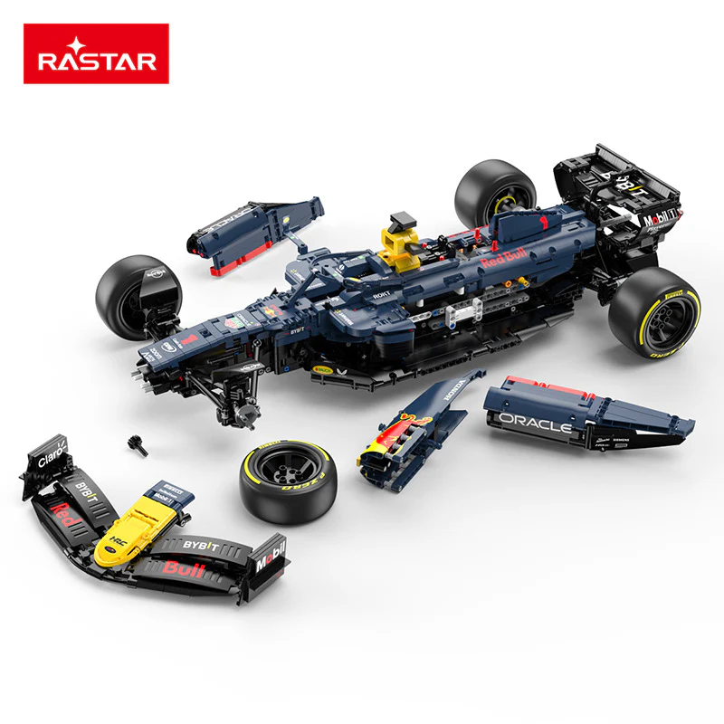 2464pcs RASTAR 92400 Red Bull F1 RB19 1:8 - Image 10