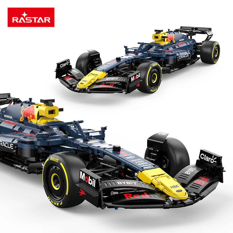 2464pcs RASTAR 92400 Red Bull F1 RB19 1:8 - Image 11