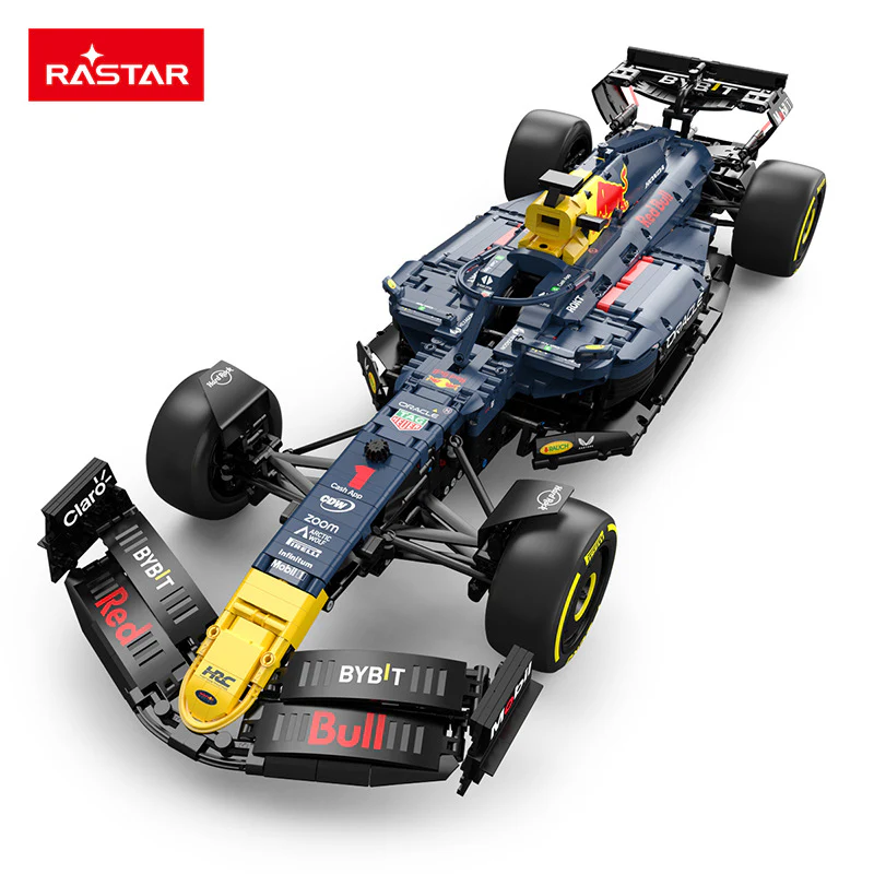 2464pcs RASTAR 92400 Red Bull F1 RB19 1:8 - Image 8