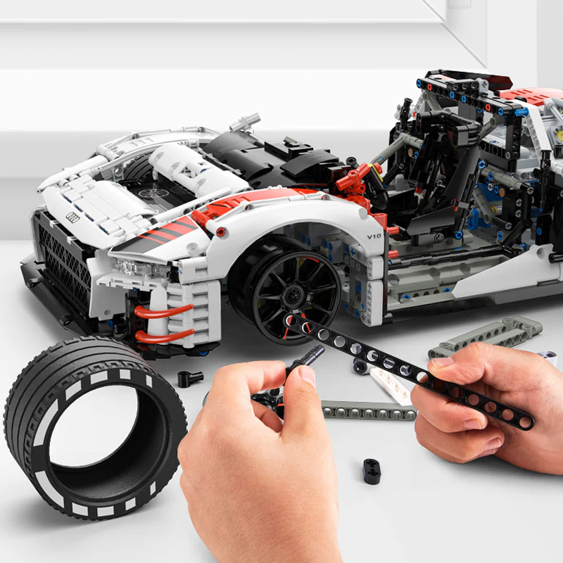 3322pcs Rastar 99300/99310 1:8 Audi R8 LMS GT3 - Image 2