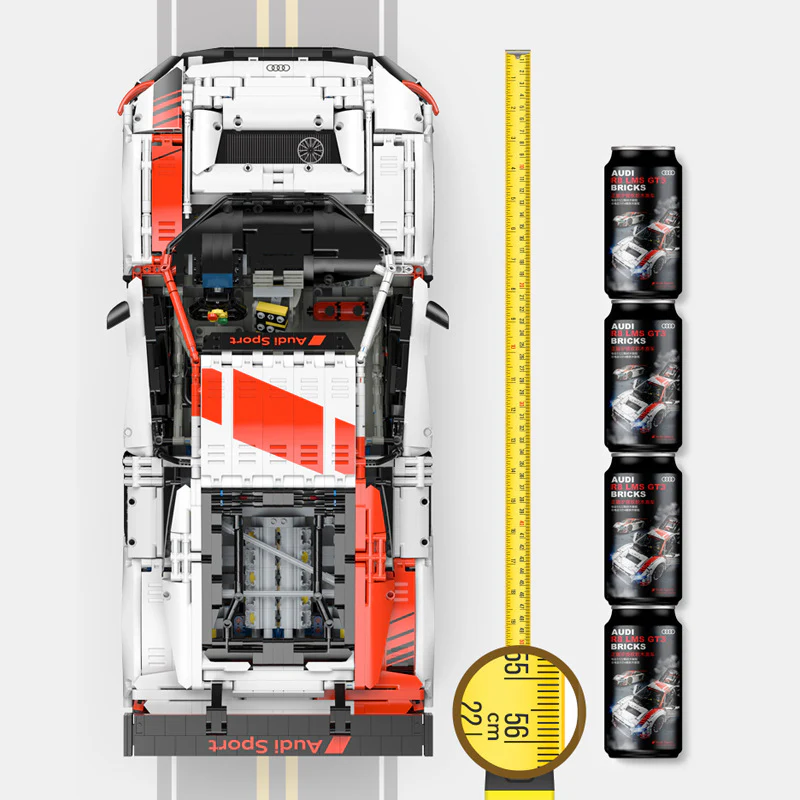3322pcs Rastar 99300/99310 1:8 Audi R8 LMS GT3 - Image 3