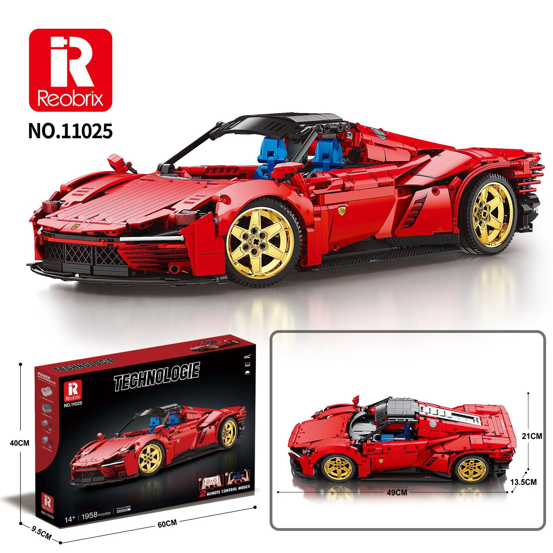 Reobrix 11025 11026 11027 Daytona SP3 1:16 1:10 - Image 3
