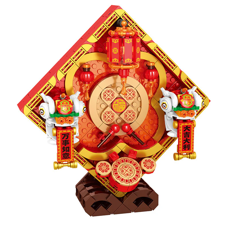 Reobrix 568-569 Chinese traditional festival series building blocks - Image 5