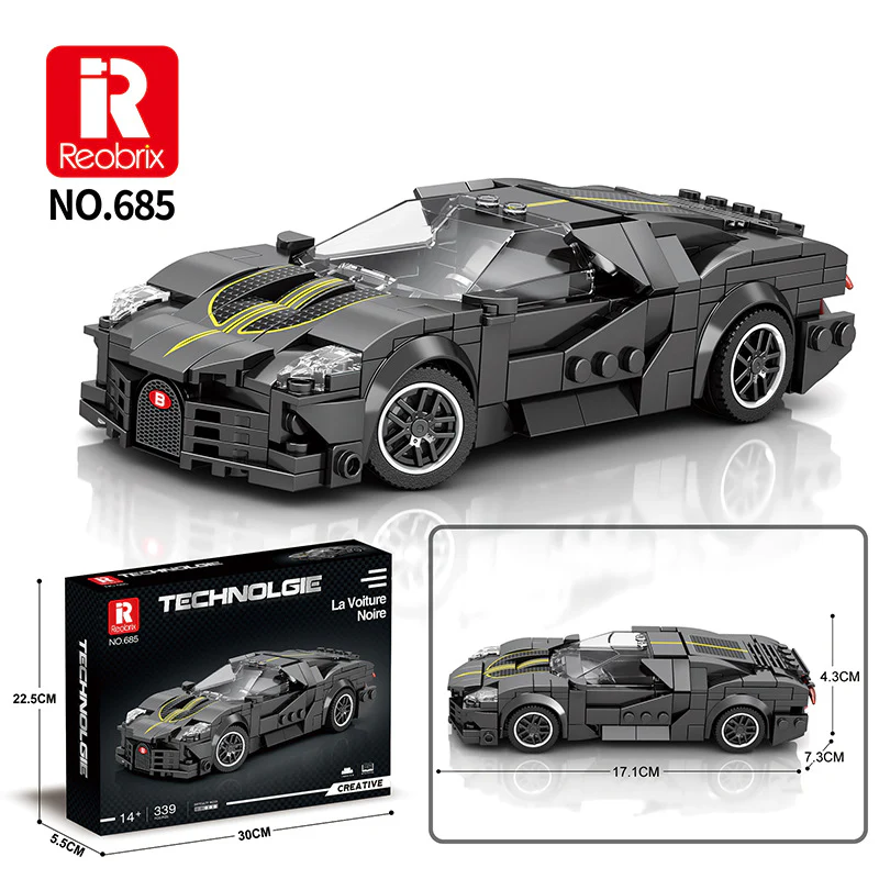 Reobrix 680 681 682 683 684 685 686 687 688 Porsche Audi Ford Dodge Bugatti Ferrari Lamborghini Rolls Royce Car - Image 10