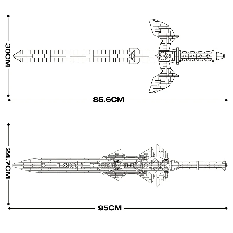 Reobrix 99015 Royal Claymore & Reobrix 99014 The Sword The Masters - Image 2
