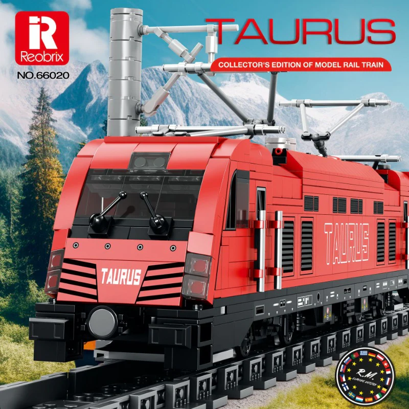 Reobrix European Electric Passenger Train- Taurus ES64U2 & Vectron & G2000 diesel locomotive freight train - Image 2