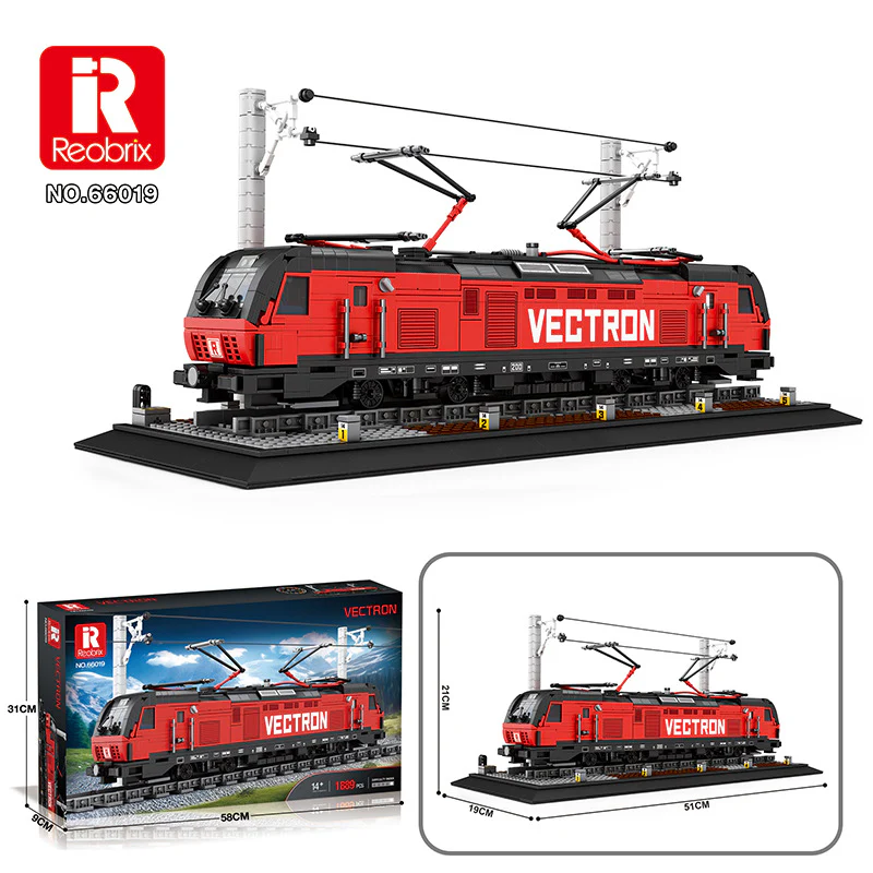 Reobrix European Electric Passenger Train- Taurus ES64U2 & Vectron & G2000 diesel locomotive freight train - Image 6