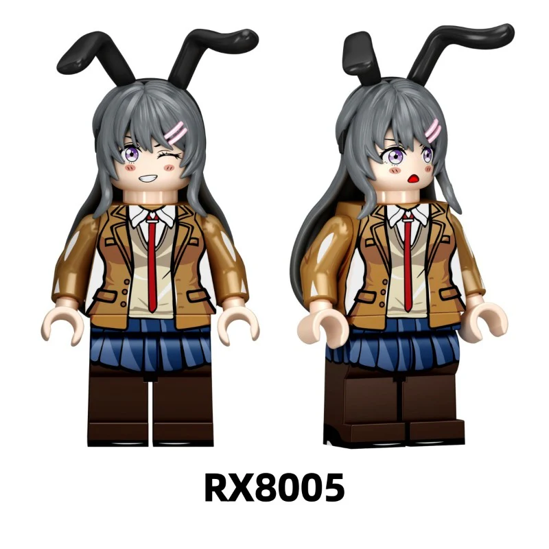 RX6401 RX6402 RX8001-8006 Rascal Does Not Dream series Minifigures - Image 11