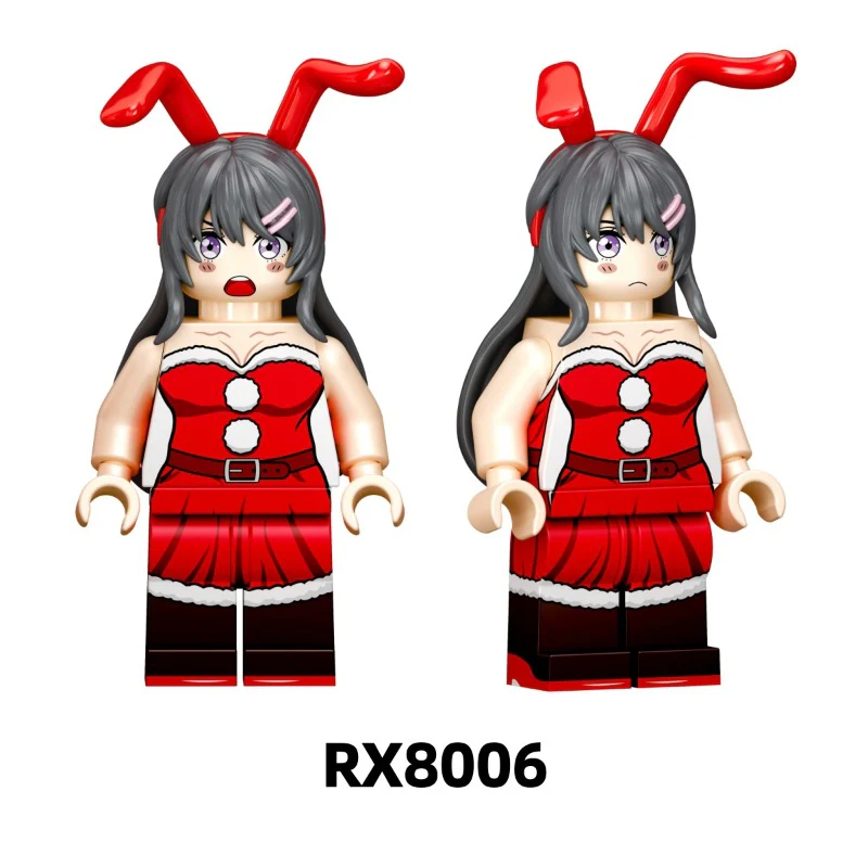 RX6401 RX6402 RX8001-8006 Rascal Does Not Dream series Minifigures - Image 12
