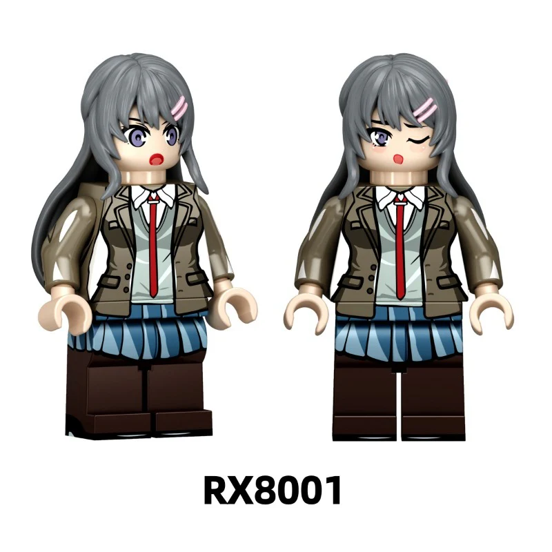 RX6401 RX6402 RX8001-8006 Rascal Does Not Dream series Minifigures - Image 6
