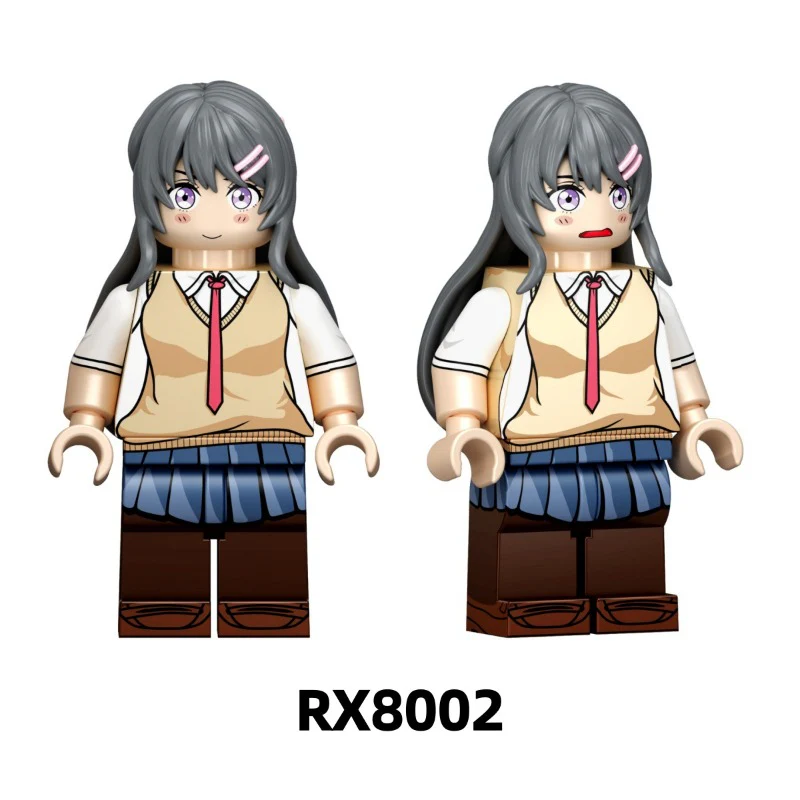 RX6401 RX6402 RX8001-8006 Rascal Does Not Dream series Minifigures - Image 7