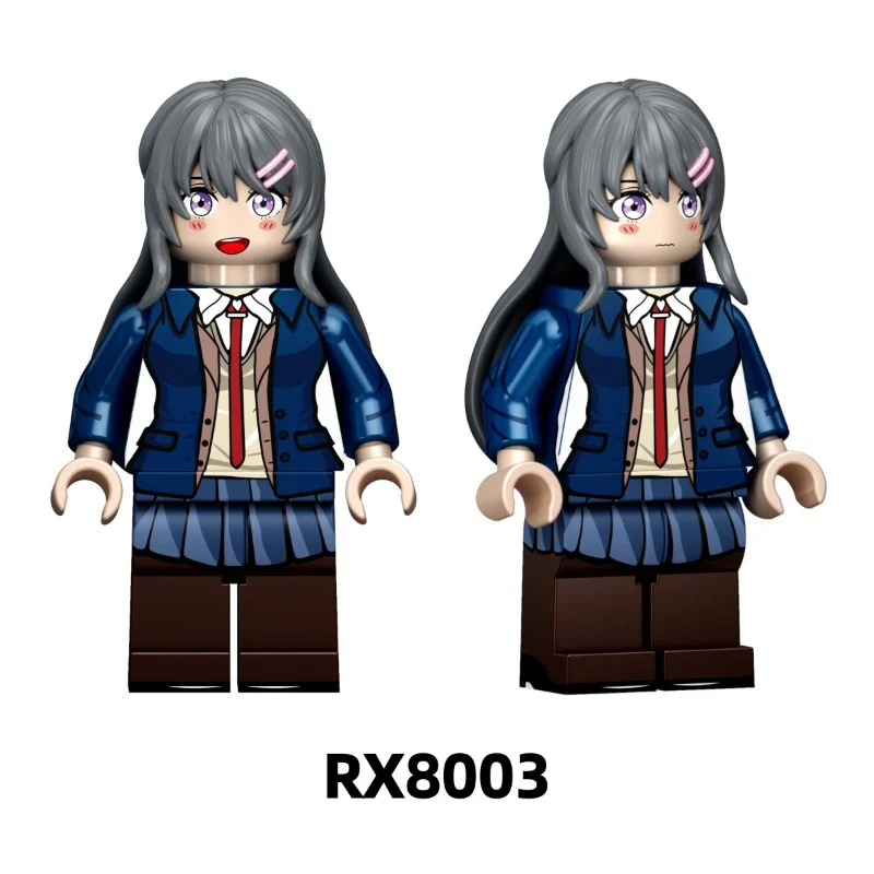 RX6401 RX6402 RX8001-8006 Rascal Does Not Dream series Minifigures - Image 8