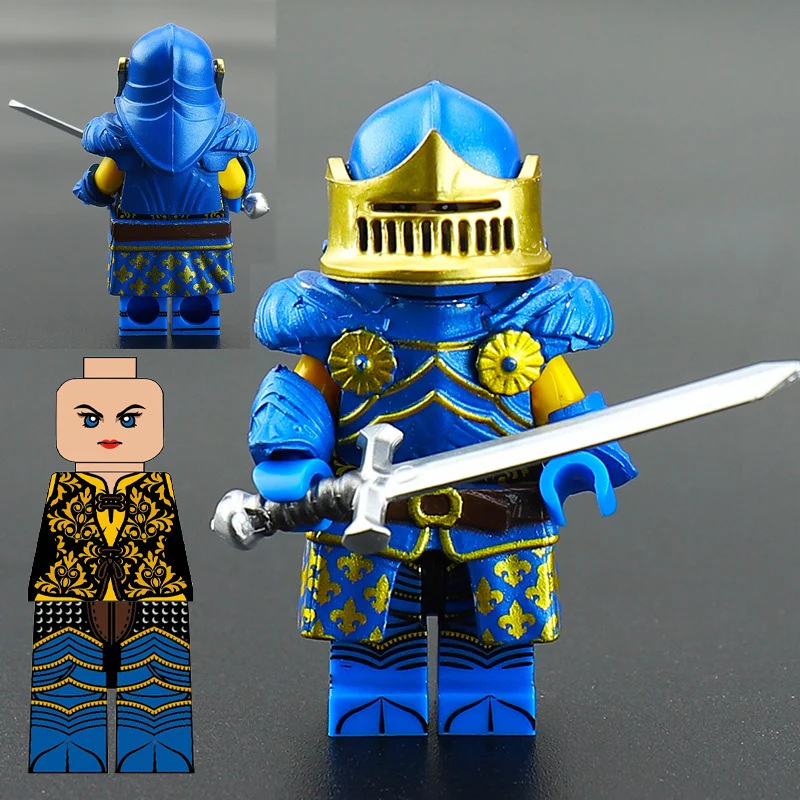 S128 S129 Medieval Castle Gothic Knights Minifigures - Image 11