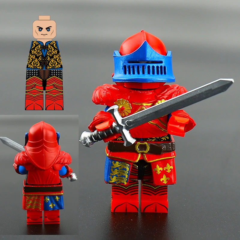S128 S129 Medieval Castle Gothic Knights Minifigures - Image 12