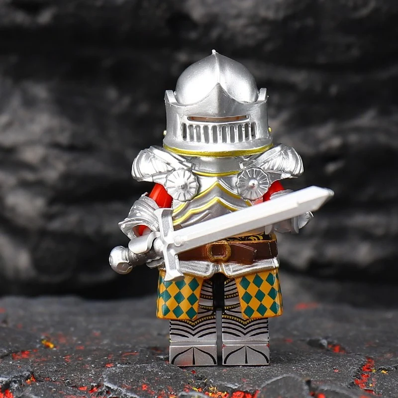 S128 S129 Medieval Castle Gothic Knights Minifigures - Image 2