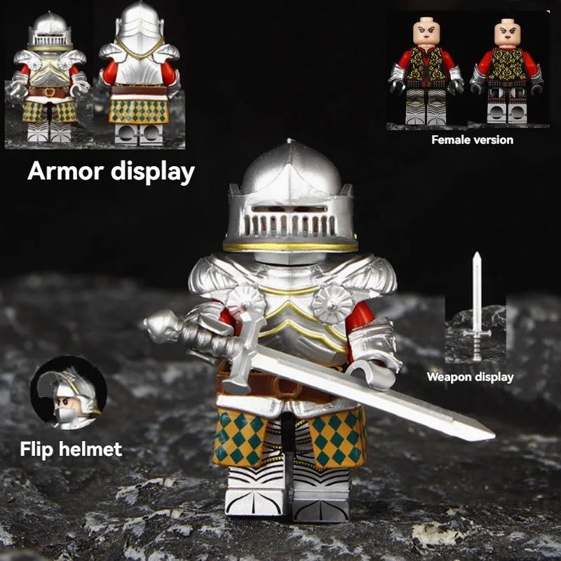 S128 S129 Medieval Castle Gothic Knights Minifigures - Image 5