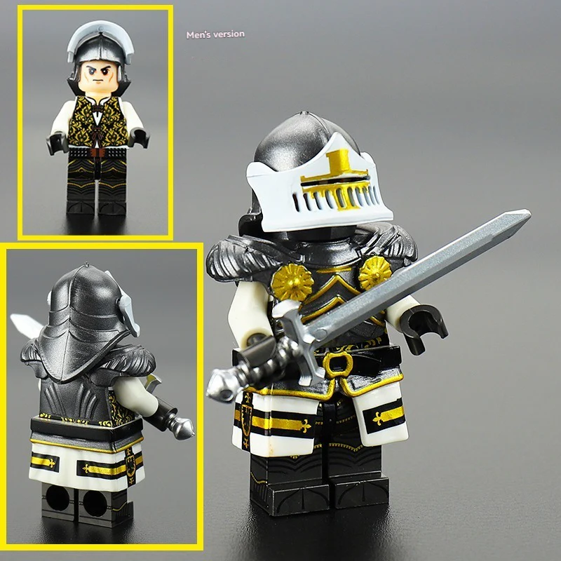 S128 S129 Medieval Castle Gothic Knights Minifigures - Image 6