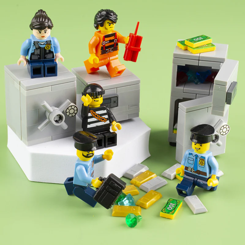 Safe Diamond Treasure Chest Minifigures Accessories