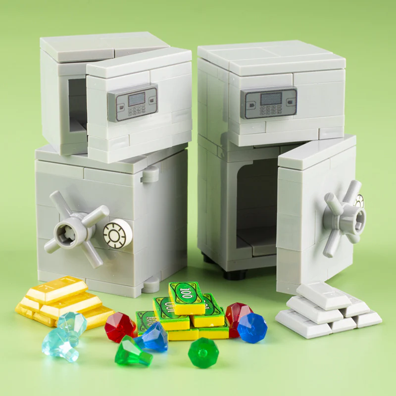 Safe Diamond Treasure Chest Minifigures Accessories - Image 2