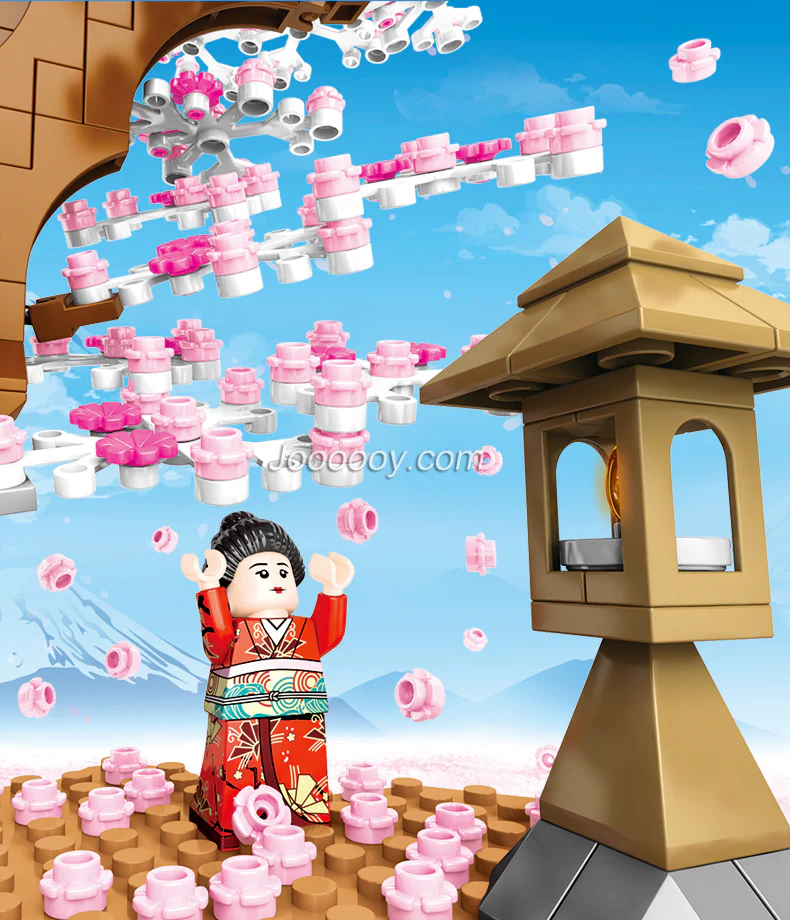 SEMBO Half Mountain Cherry Blossoms 601076 - Image 4