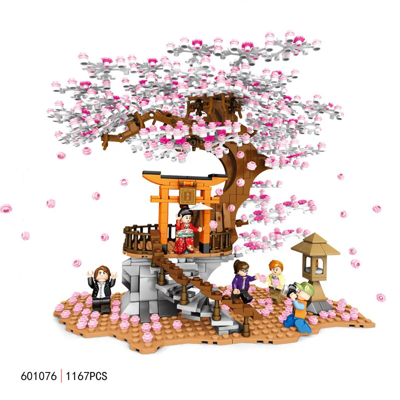 SEMBO Half Mountain Cherry Blossoms 601076 - Image 6