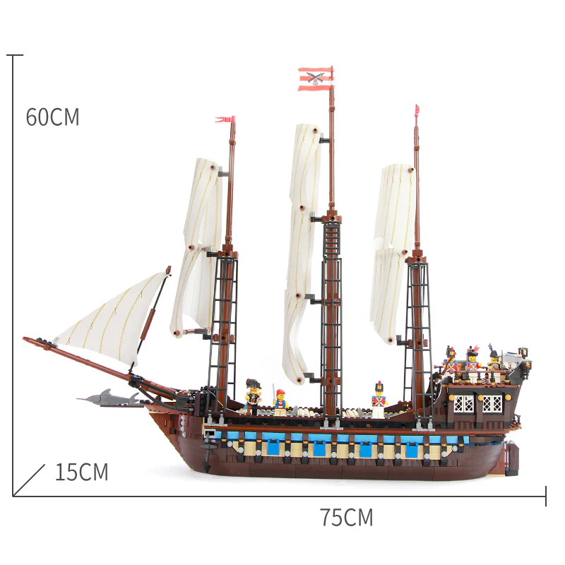 1709 pcs Imperial Flagship 19022 10210 - Image 3