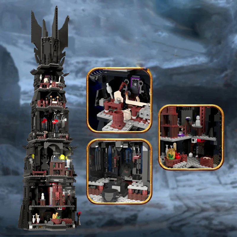 (Ship from US warehouse) 2359pcs Lord of the Rings The Tower of Orthanc - Image 2
