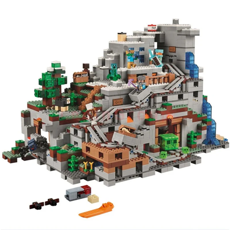 2688PCS Minecraft The Mountain Cave - Image 3