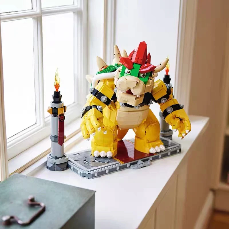 (Ship from US warehouse) 2807 PCS 87031 Super Mario The Mighty Bowser Compatible 71411 - Image 3