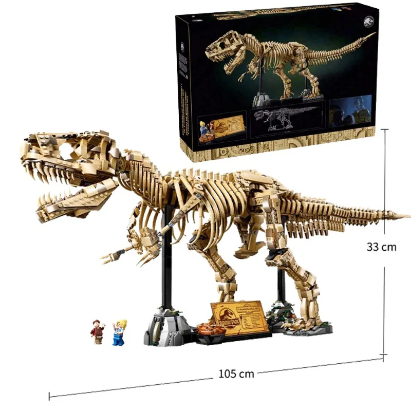 3145 pcs Dinosaur Fossils：Tyrannosaurus Rex 1:12 - Image 4