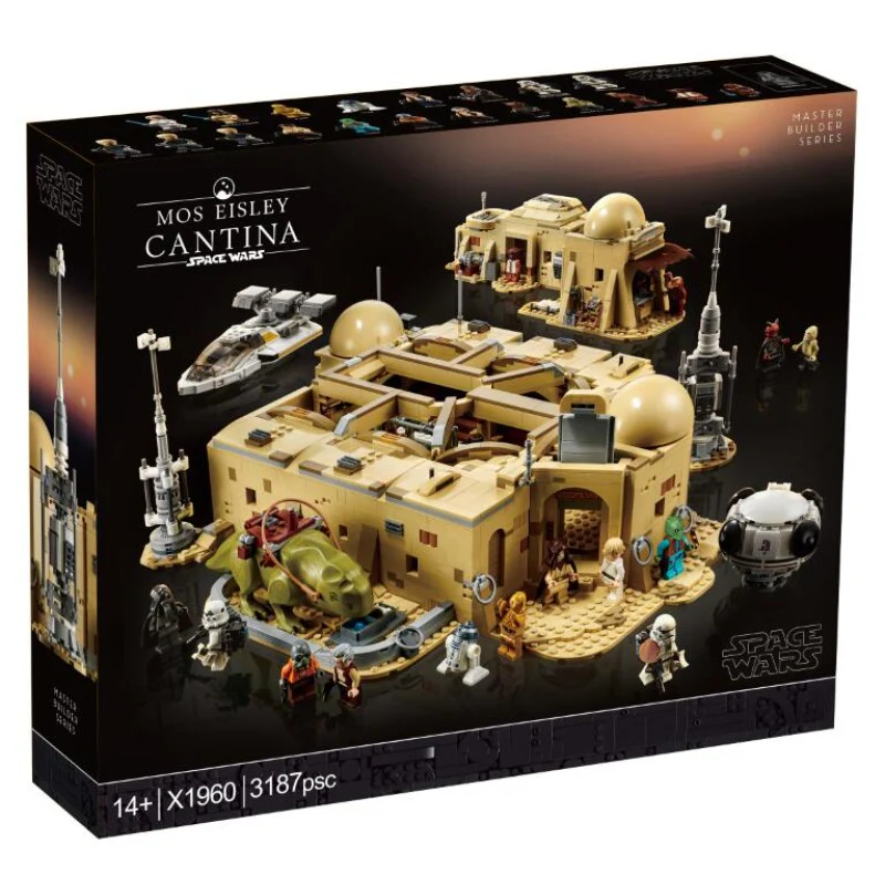 (Ship from US warehouse)3187PCS Mos Eisley Cantina 75290 - Image 4