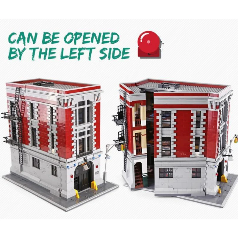 4634pcs The Ghostbusters Firehouse Headquarters Set  83001 75827 7742 63444 - Image 13