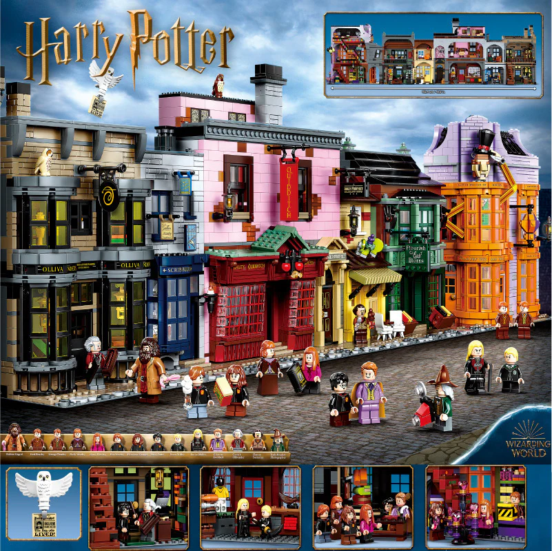 (Ship from US warehouse)5544PCS  Harry Potter：Diagon Alley 75978 - Image 2