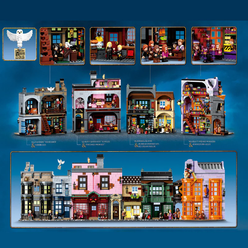 (Ship from US warehouse)5544PCS  Harry Potter：Diagon Alley 75978 - Image 3