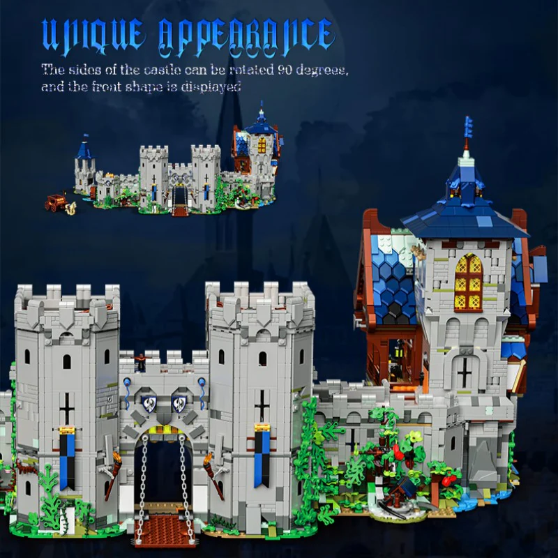 6640+PCS BK 33924 Medieval Jungle Castle - Image 3
