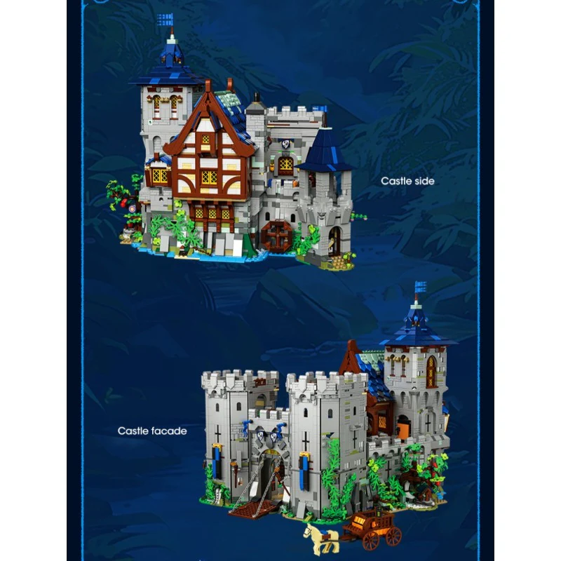 6640+PCS BK 33924 Medieval Jungle Castle - Image 4
