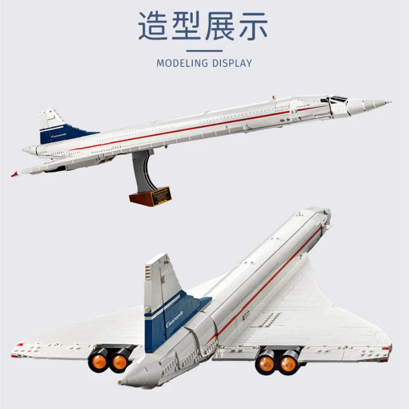 2083pcs Airbus Concorde plane - Image 7